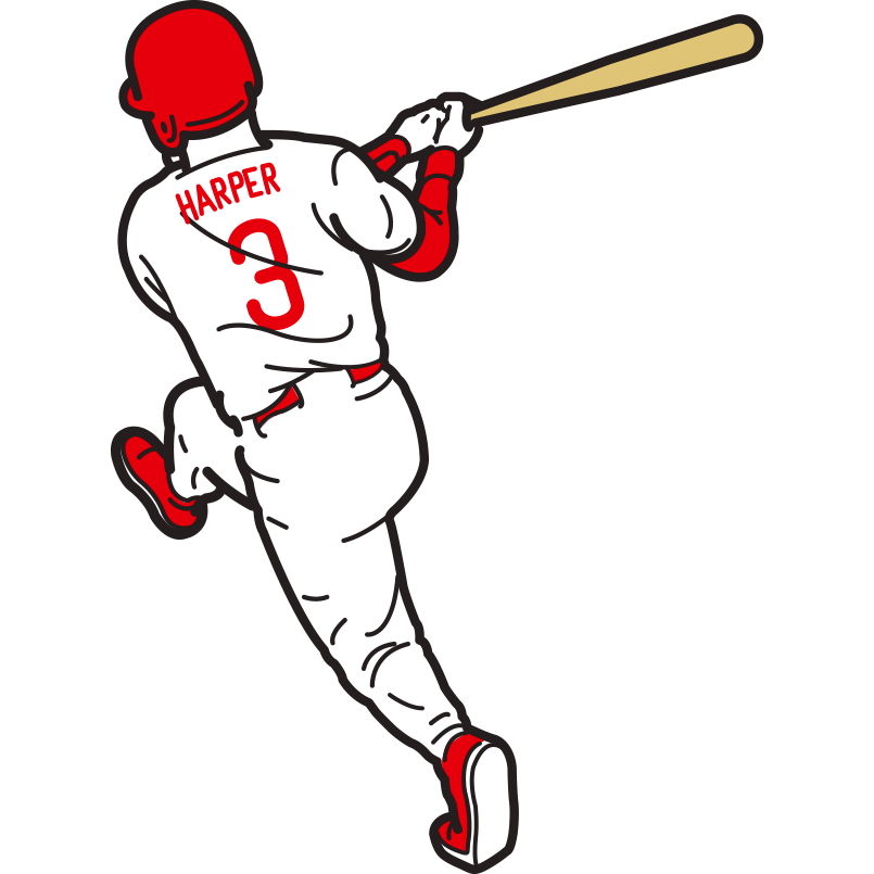 Bryce Harper PNG Clipart Background - PNG Play